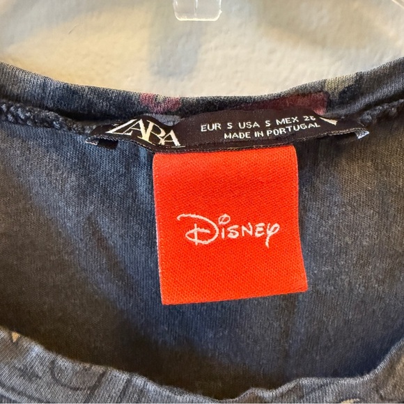 Zara Disney Collab Mickey Mouse Graphic Tee Size S - Picture 2 of 3
